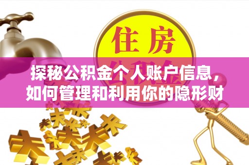 淮阴探秘公积金个人账户信息，如何管理和利用你的隐形财富