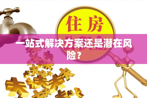 淮阴一站式解决方案还是潜在风险？